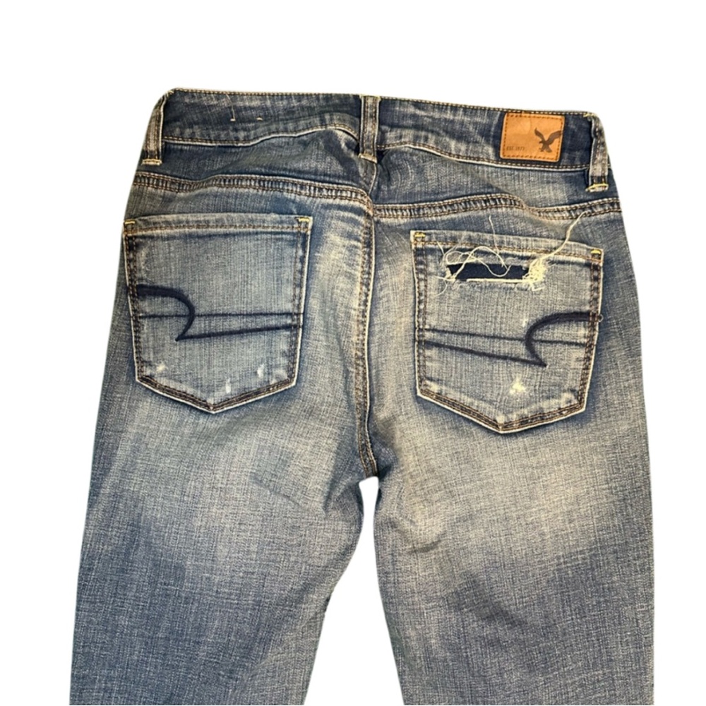 AE Distressed Mid-Rise Ankle Jeggings - Picture 4 of 5